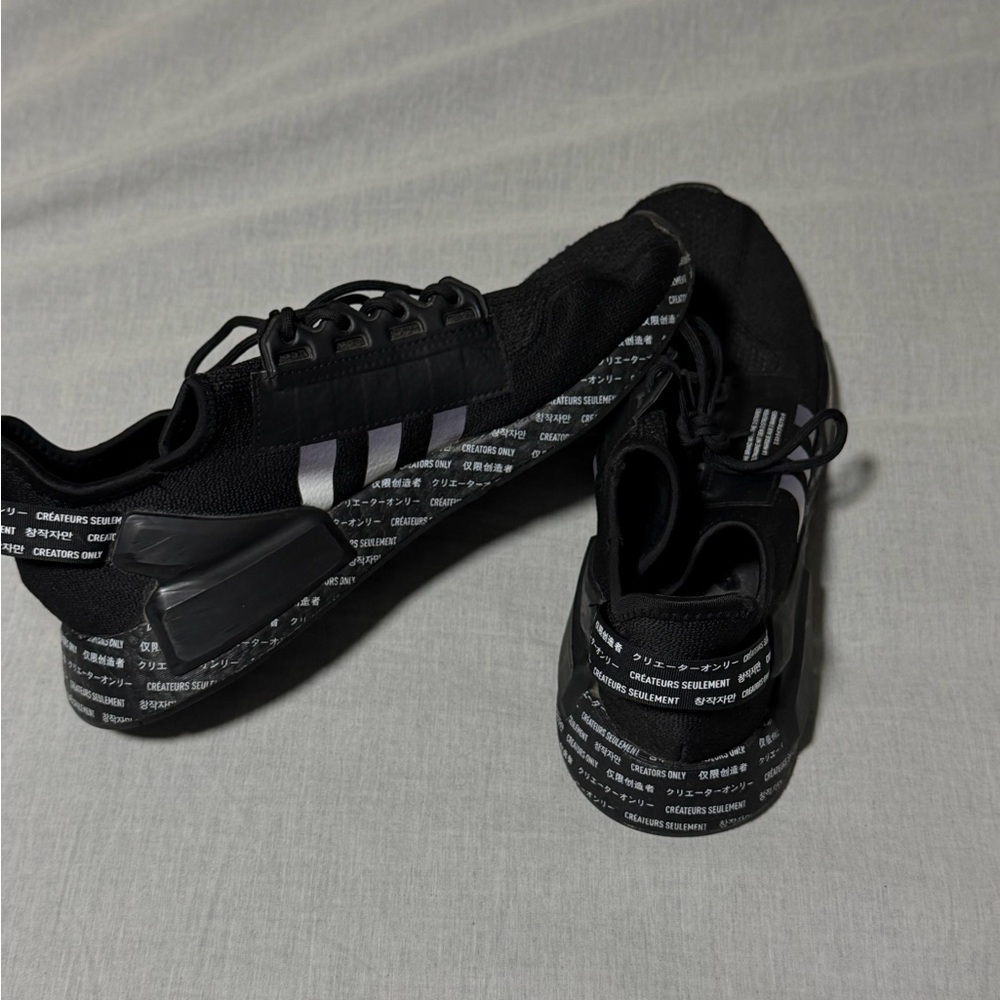Adidas Black Athletic Footwear View 2